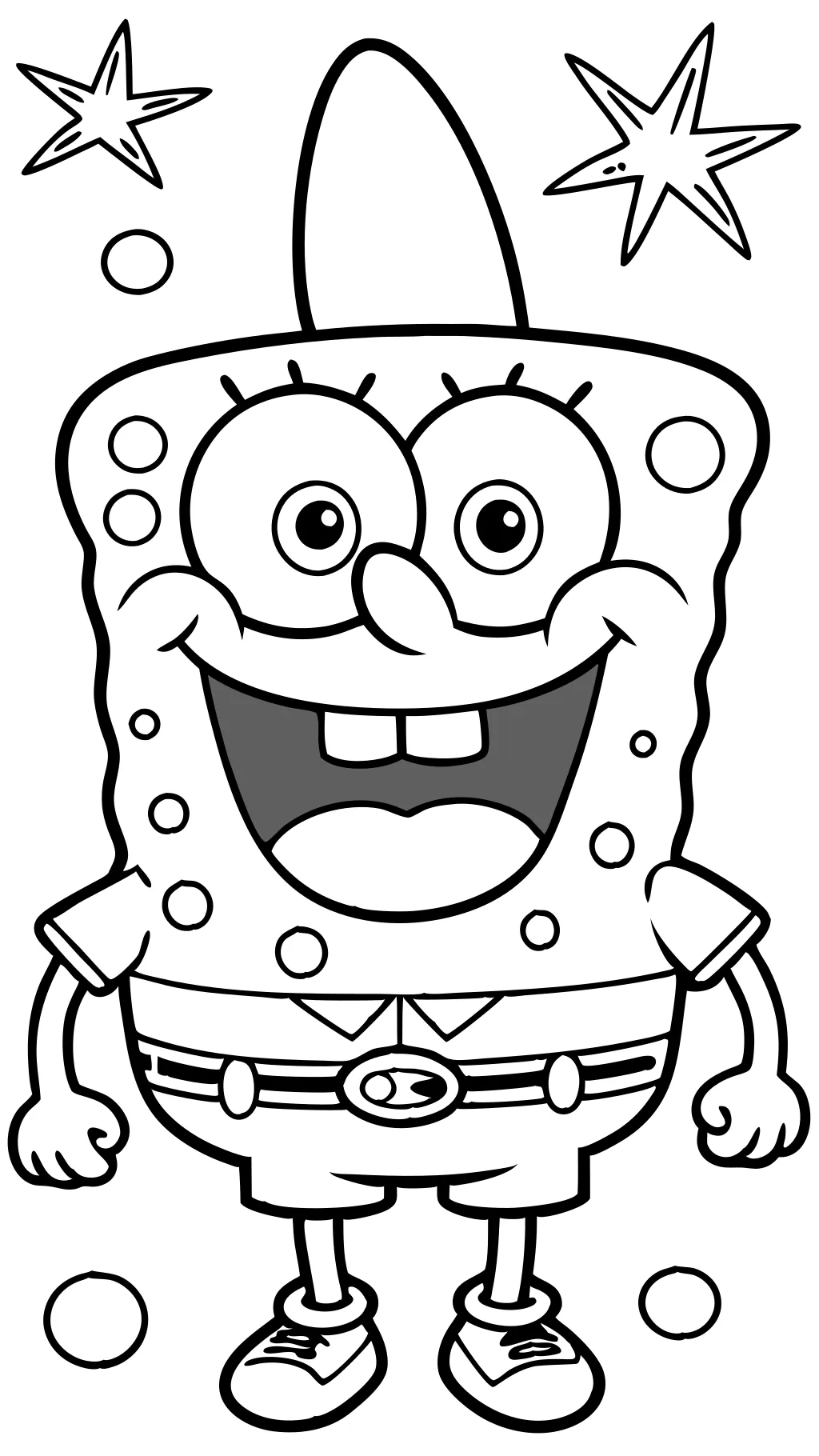 Páginas de color Bob Esponja